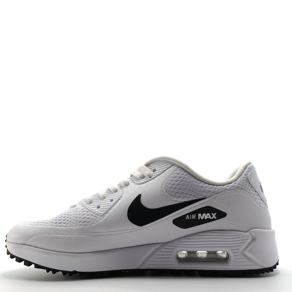 Nike Air Max 90 G Mens Golf Shoes Size 8 CU9978 101 White Black Spikeless main image 10